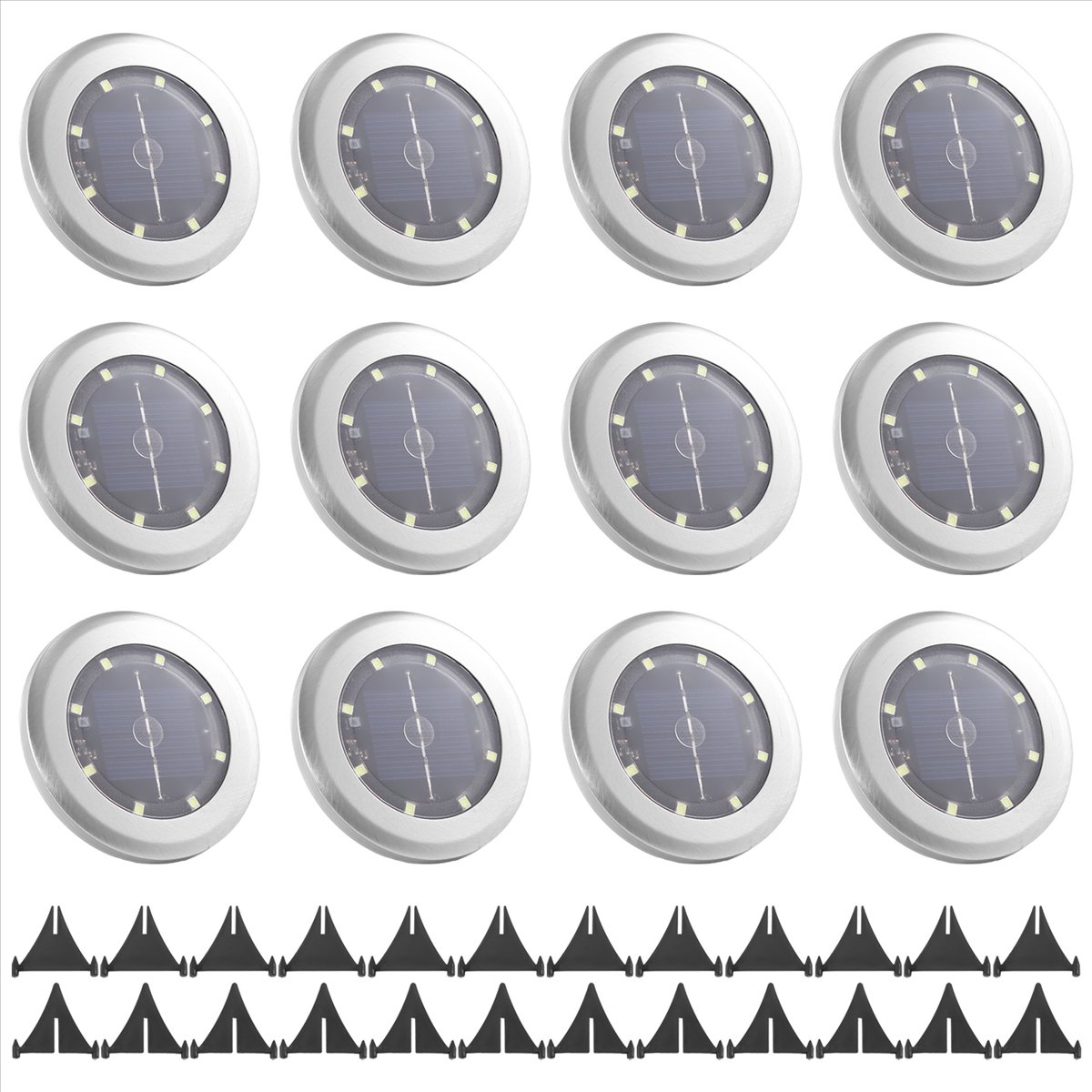 Outdoor Lighting Traditional - *A14E 12 Pack Solar Lights Outdoor