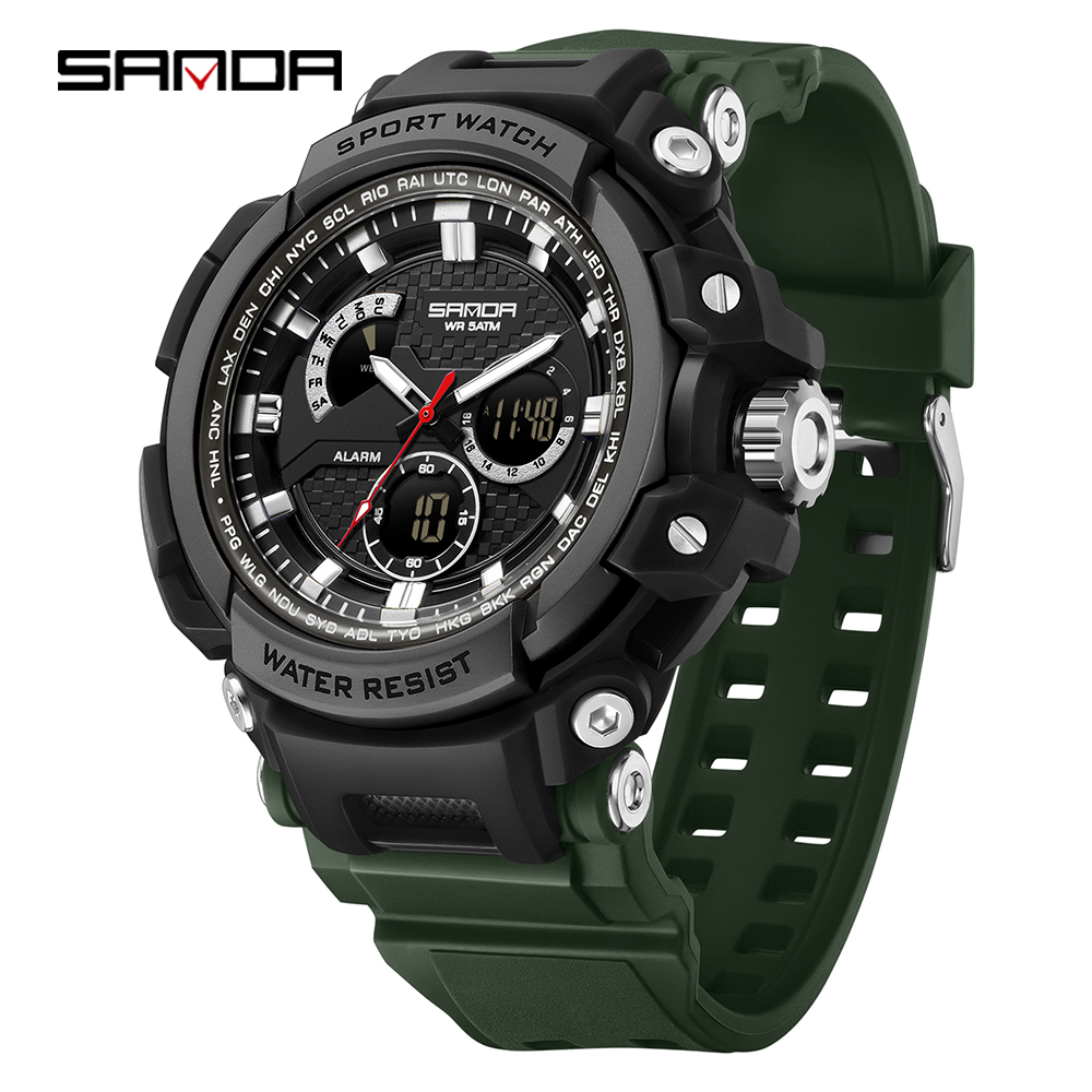 Outdoor Lighting For Steps - SANDA 2026 Men's Fashion Electronic Watches
