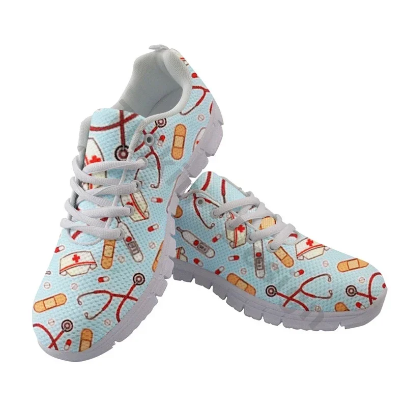 Outdoor Lighting Round - Breathable Women Sneakers Cute Girls Platform