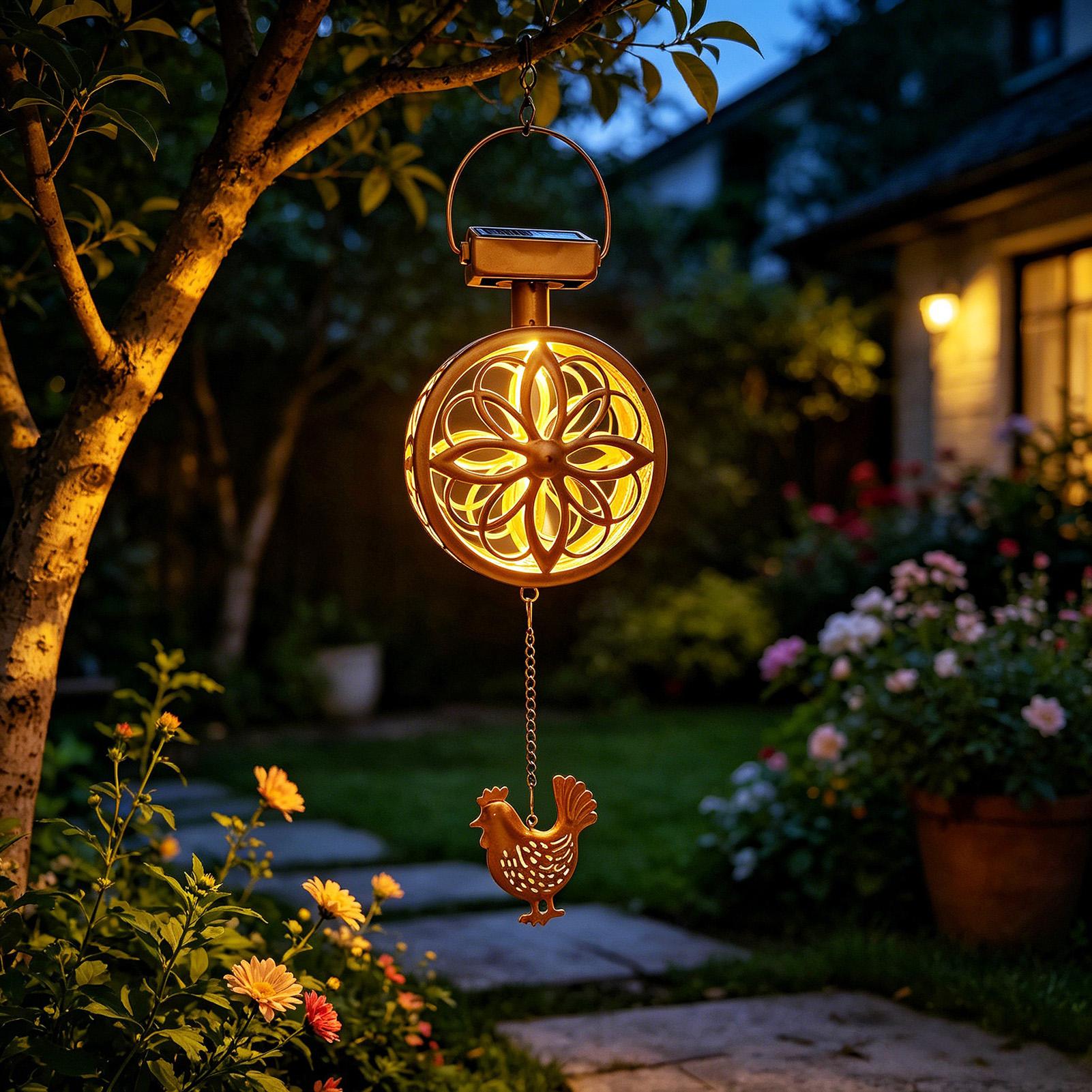 Solar Outdoor Hanging Pendant  - Outdoor Lighting Yellow incelemesi ve fiyatı