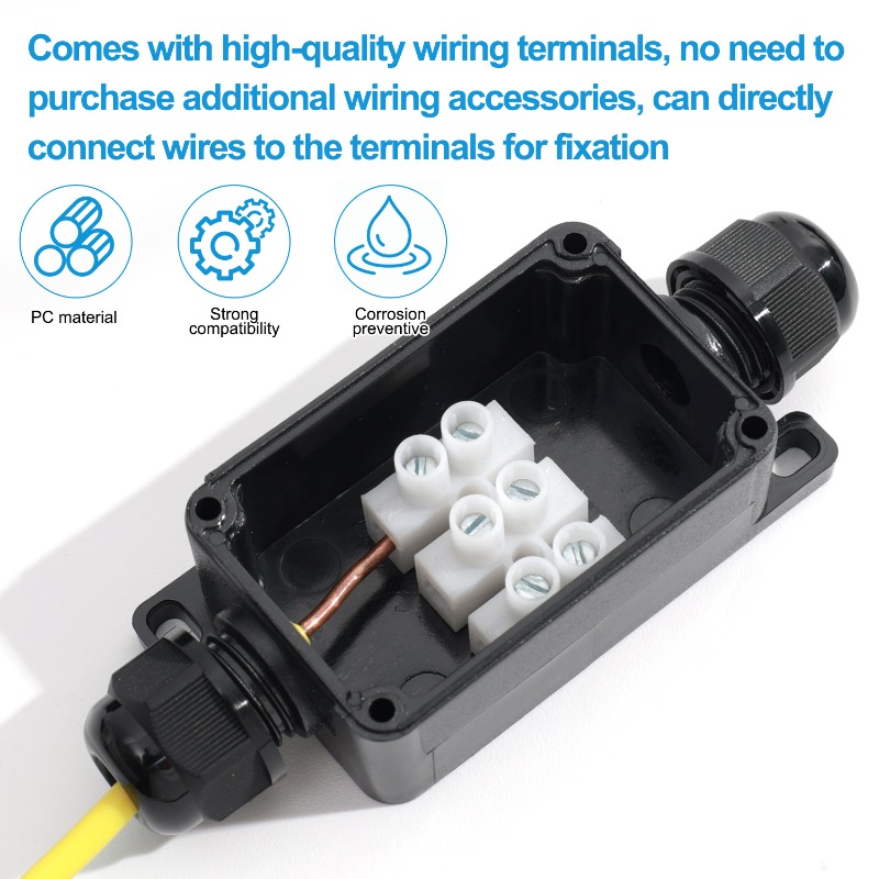 450V Outdoor Waterproof IP66 E - Outdoor Lighting Wire Connectors incelemesi ve fiyatı