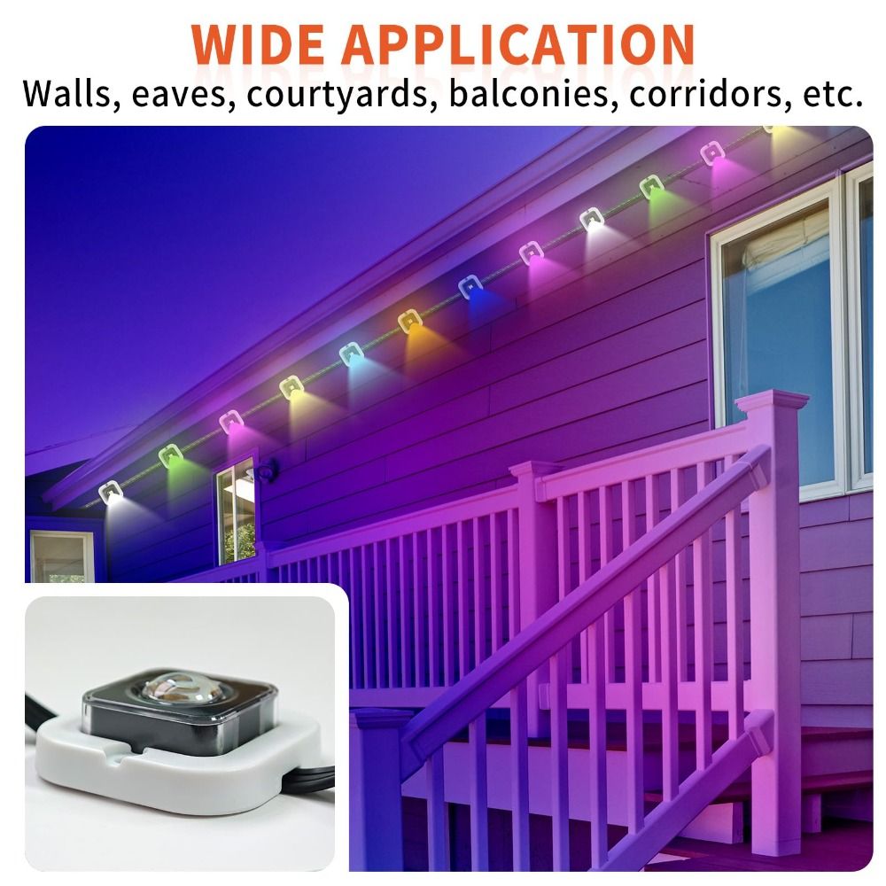 5pcs Weather Resistant LED Bra - Outdoor Lighting Govee incelemesi ve fiyatı