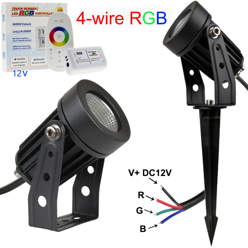 with remote control RGB 4-wire - Wired Pathway Light incelemesi ve fiyatı