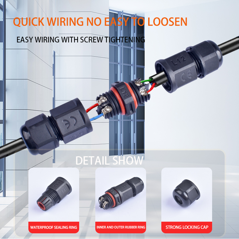 IP68 Waterproof Connector LED  - Outdoor Lighting Wire Connectors incelemesi ve fiyatı