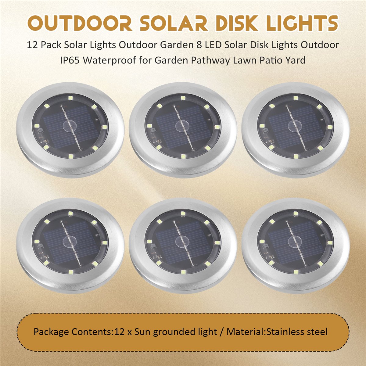 *A14E 12 Pack Solar Lights Out - Outdoor Lighting Traditional incelemesi ve fiyatı