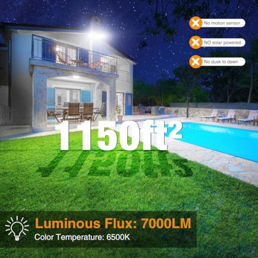 2 Pack 75W Flood Lights Outdoo - Outdoor Lighting Switch incelemesi ve fiyatı