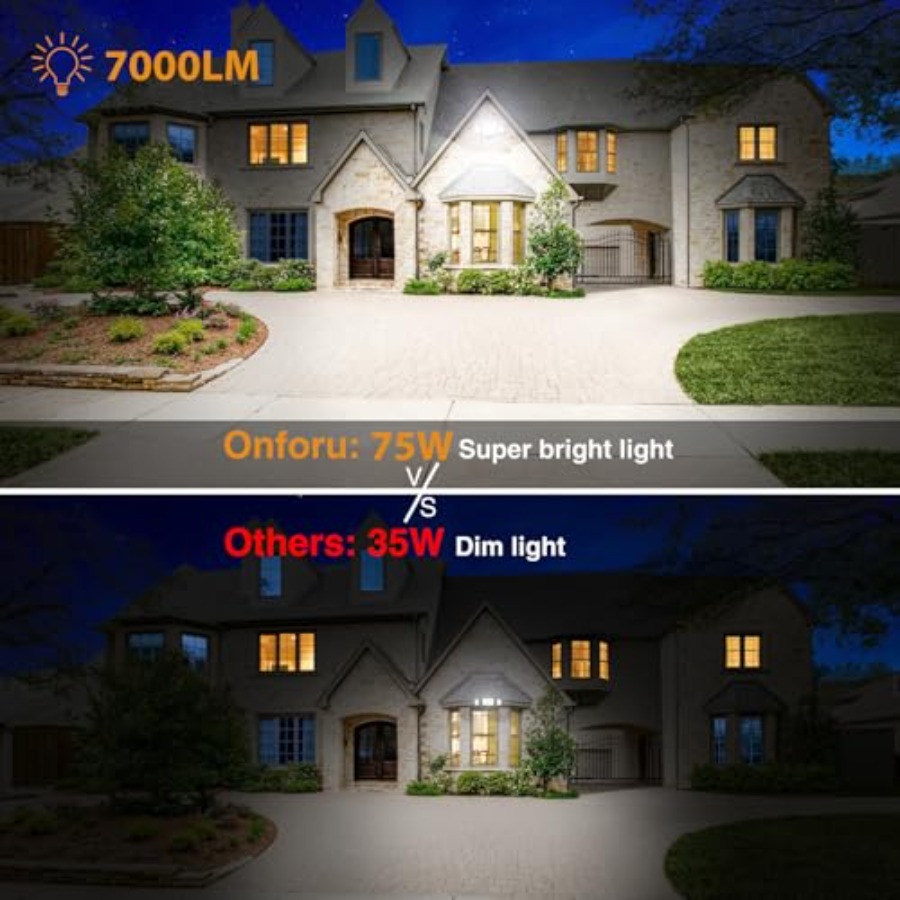 2 Pack 75W Flood Lights Outdoo - Outdoor Lighting Switch incelemesi ve fiyatı