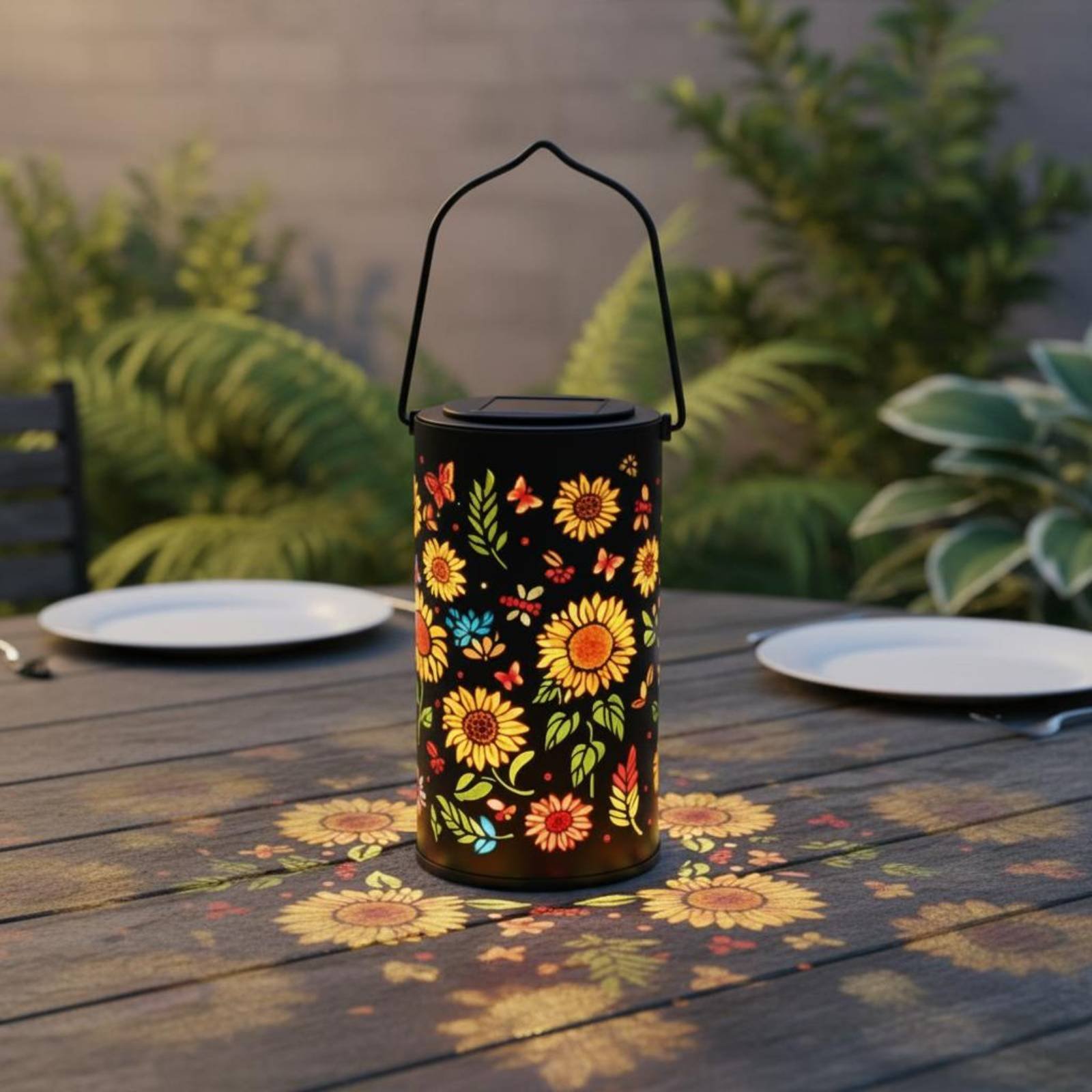 Colorful Sunburst Solar Lanter - Solar Lantern Hanging incelemesi ve fiyatı