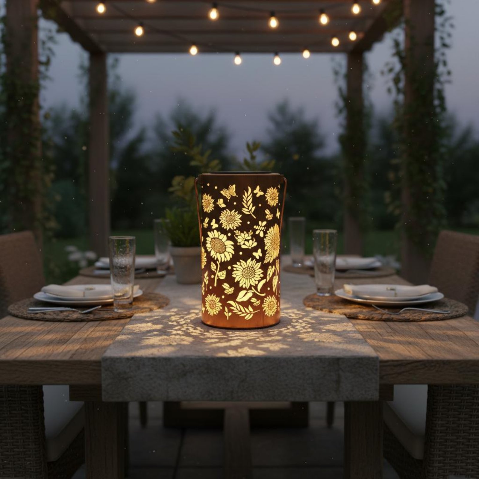 Colorful Sunburst Solar Lanter - Solar Lantern Hanging incelemesi ve fiyatı