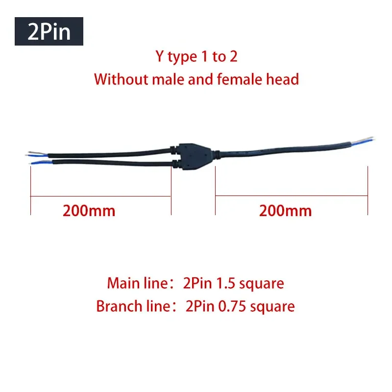 Waterproof Y-Type Wire Splitte - Outdoor Lighting Wire Connectors incelemesi ve fiyatı