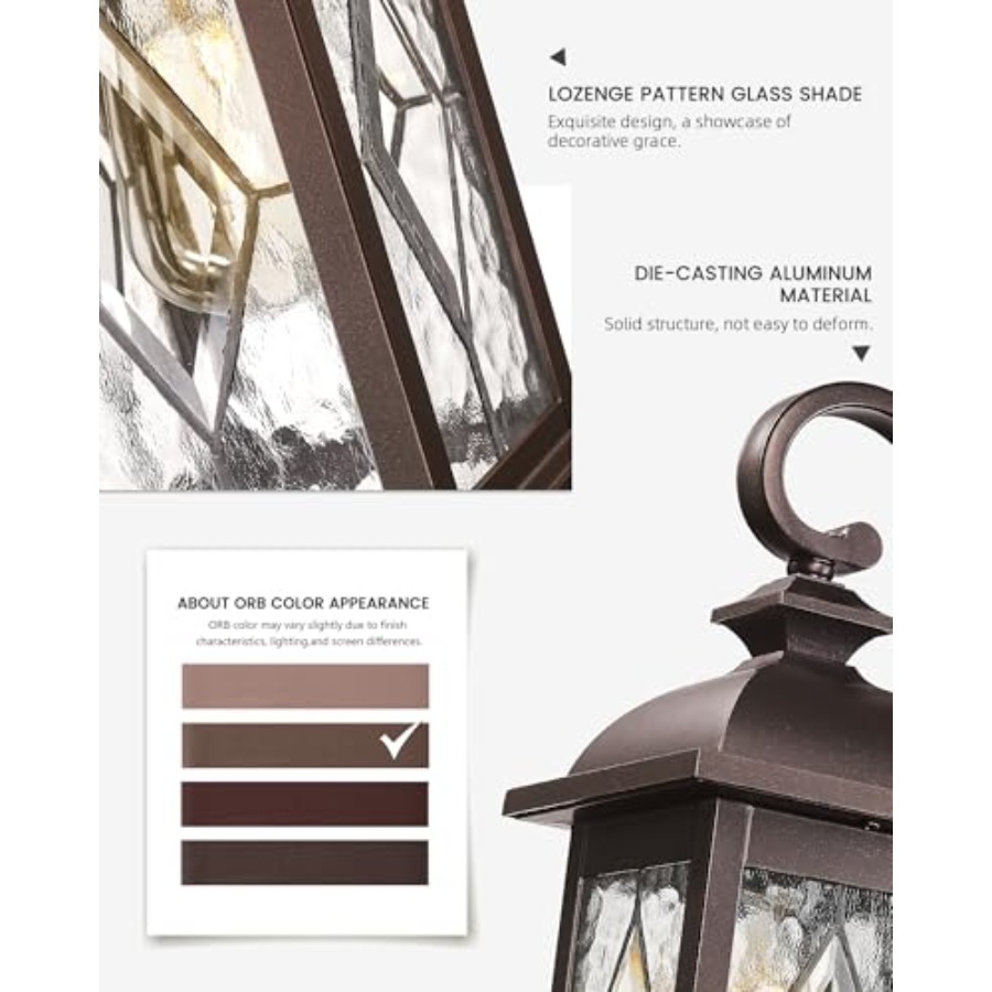 Outdoor Wall Light Fixtures, E - Outdoor Lighting Sconce incelemesi ve fiyatı