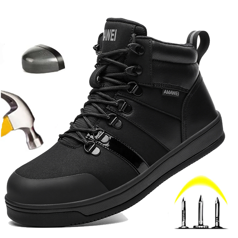 MenSteel Toe Safety Work Boots - Outdoor Lighting Round incelemesi ve fiyatı
