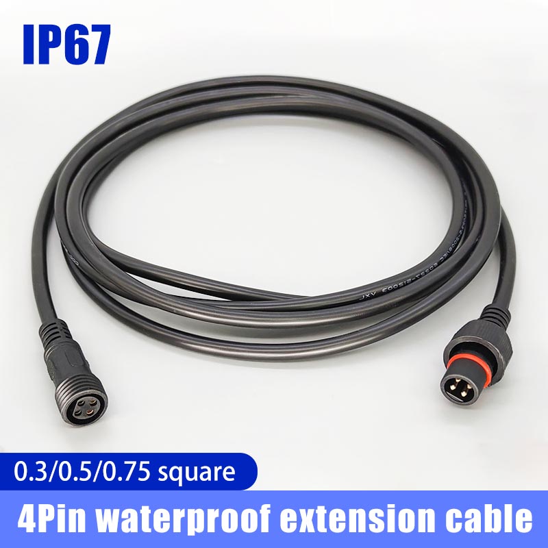 Male Famale Plug Cable 4Pin Wa - Outdoor Lighting Wire Connectors incelemesi ve fiyatı