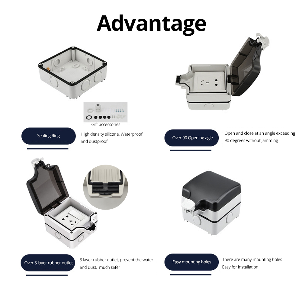 Wallpad IP66 Dustproof Waterpr - Outdoor Lighting Switch incelemesi ve fiyatı