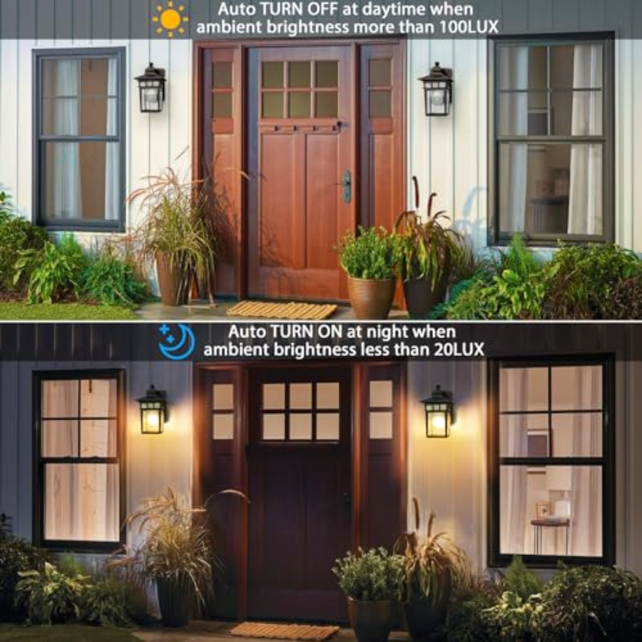 Outdoor Light with GFCI Outlet - Outdoor Lighting Sconce incelemesi ve fiyatı