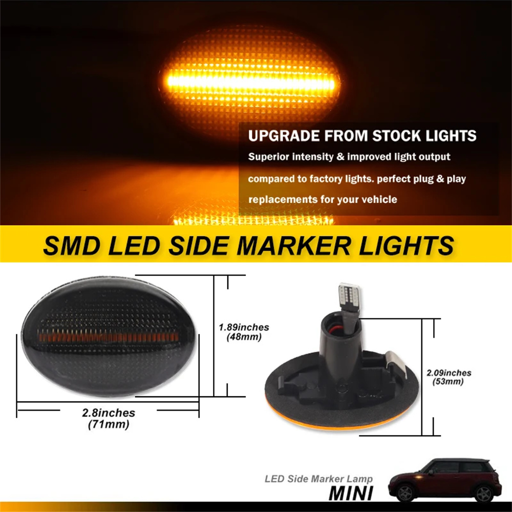 Amber Sequential LED Car Front - Outdoor Lighting Yellow incelemesi ve fiyatı