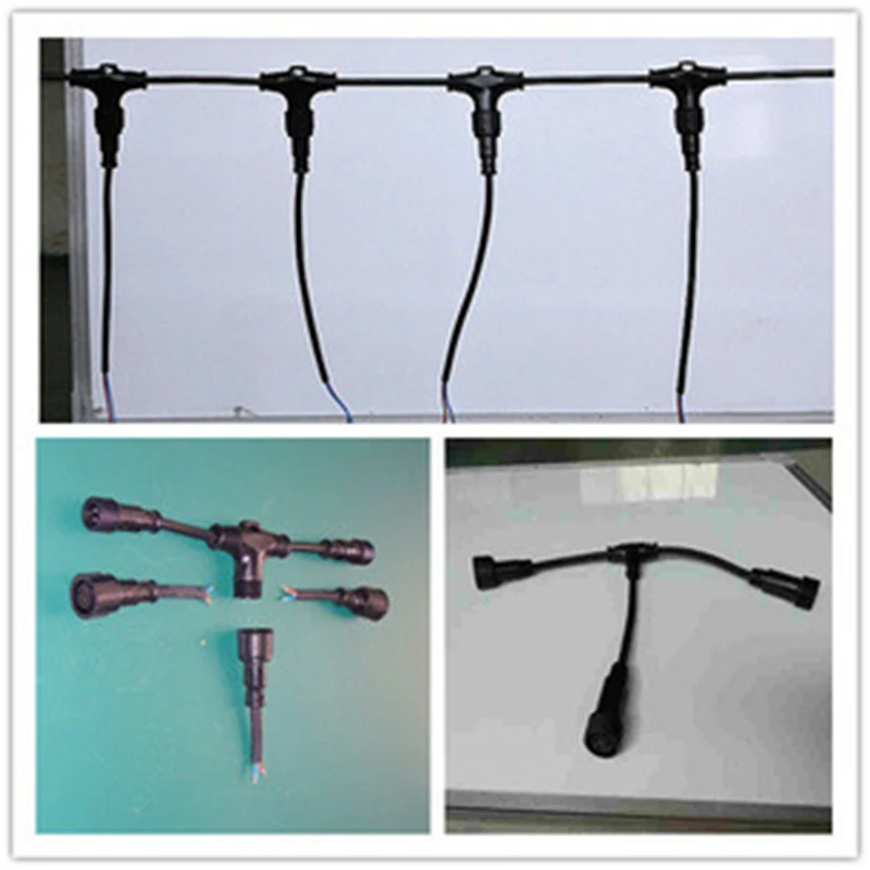 T type 3 Way Connector 2/3/4Pi - Outdoor Lighting Wire Connectors incelemesi ve fiyatı