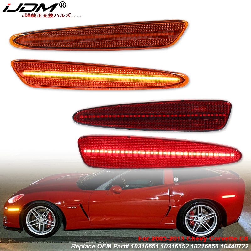 iJDM Front Rear Bumper LED Sid - Outdoor Lighting Yellow incelemesi ve fiyatı