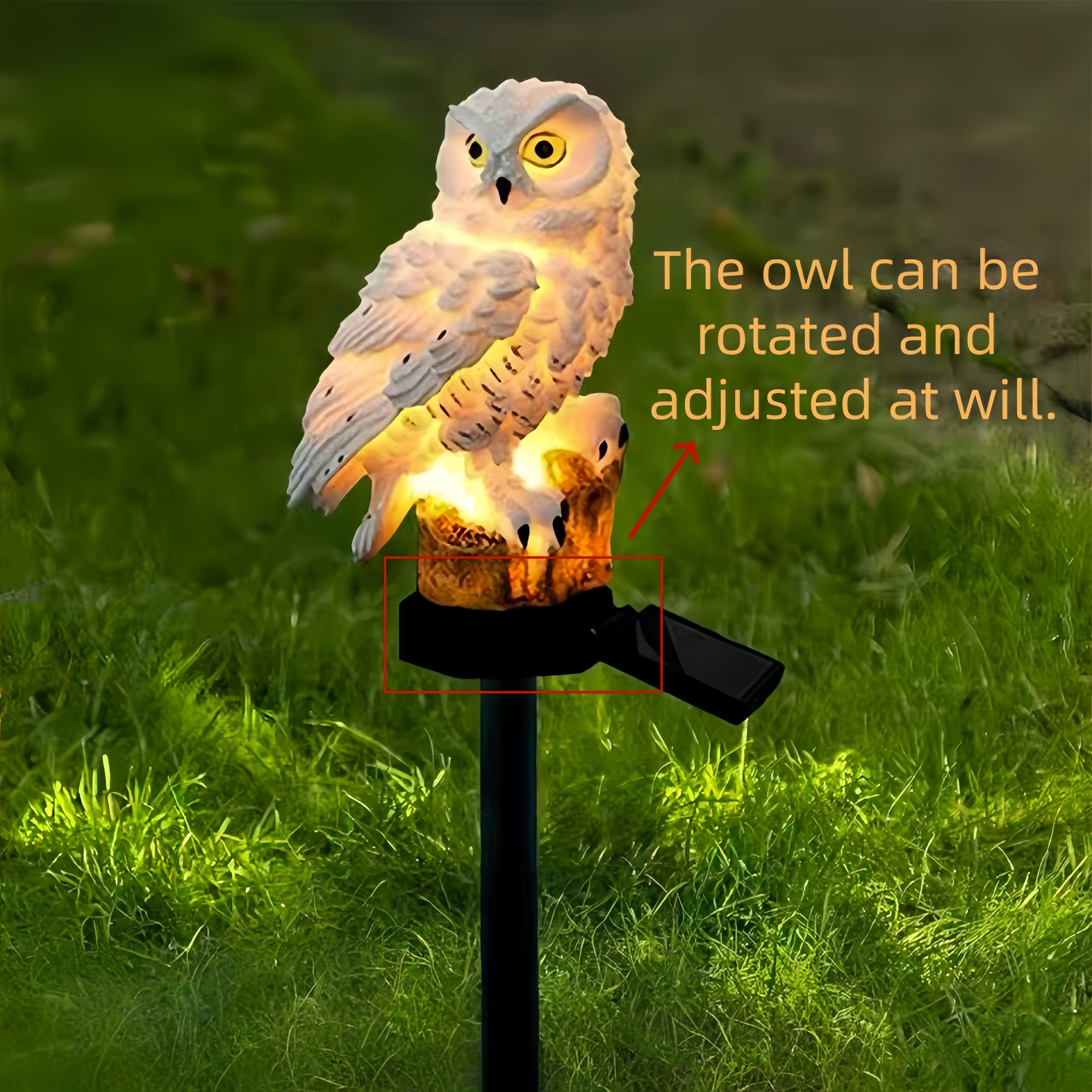 Solar Owl Garden Stake Light O - Outdoor Lighting Switch incelemesi ve fiyatı