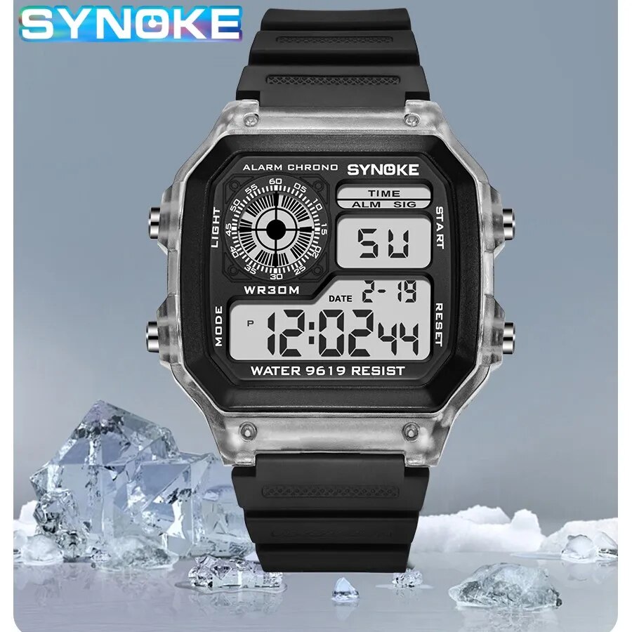 SYNOKE Digital Watches Men Spo - Outdoor Lighting For Steps incelemesi ve fiyatı