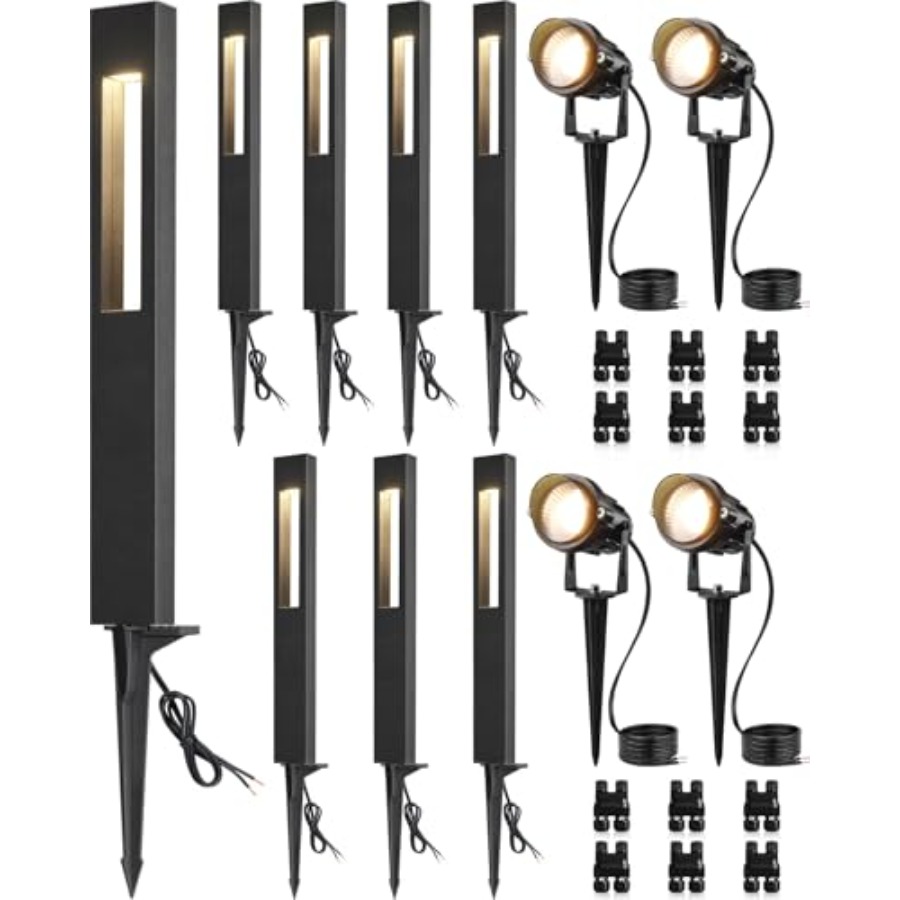 12-Pack Low Voltage Pathway Li - Wired Pathway Light incelemesi ve fiyatı