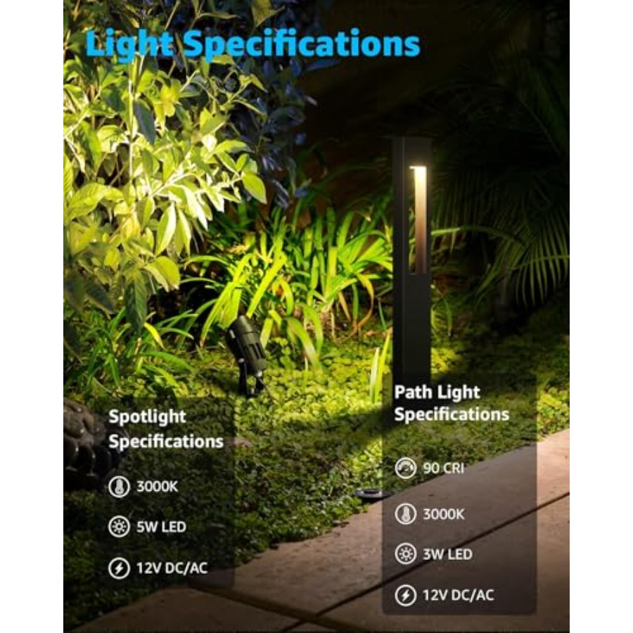 12-Pack Low Voltage Pathway Li - Wired Pathway Light incelemesi ve fiyatı