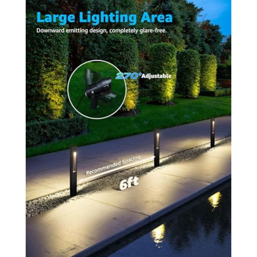 12-Pack Low Voltage Pathway Li - Wired Pathway Light incelemesi ve fiyatı