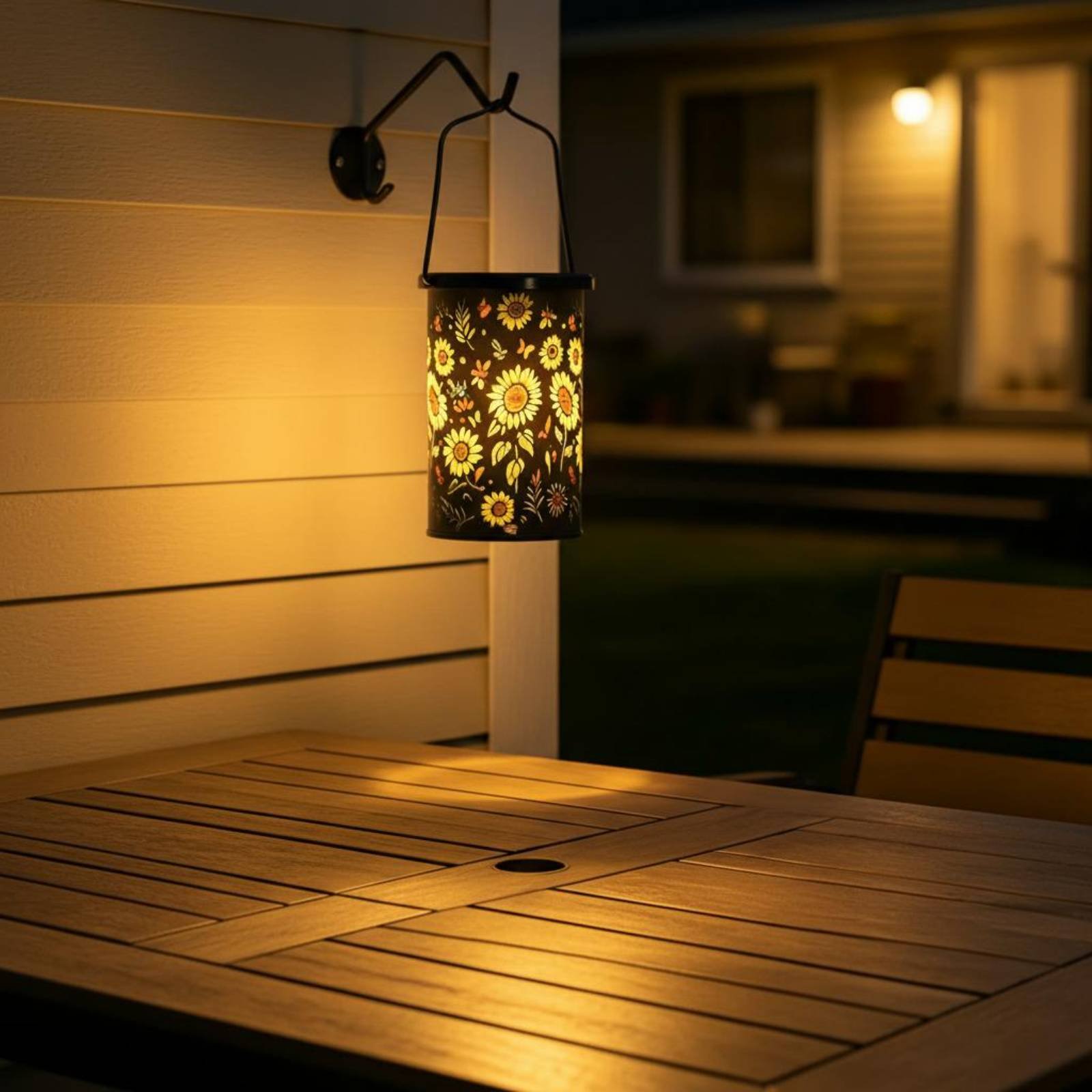 Floral Lantern Vintage Design  - Solar Lantern Hanging incelemesi ve fiyatı