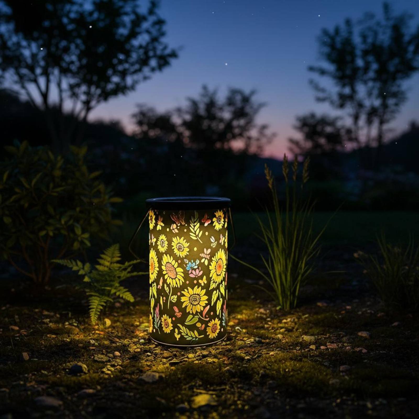 Floral Lantern Vintage Design  - Solar Lantern Hanging incelemesi ve fiyatı