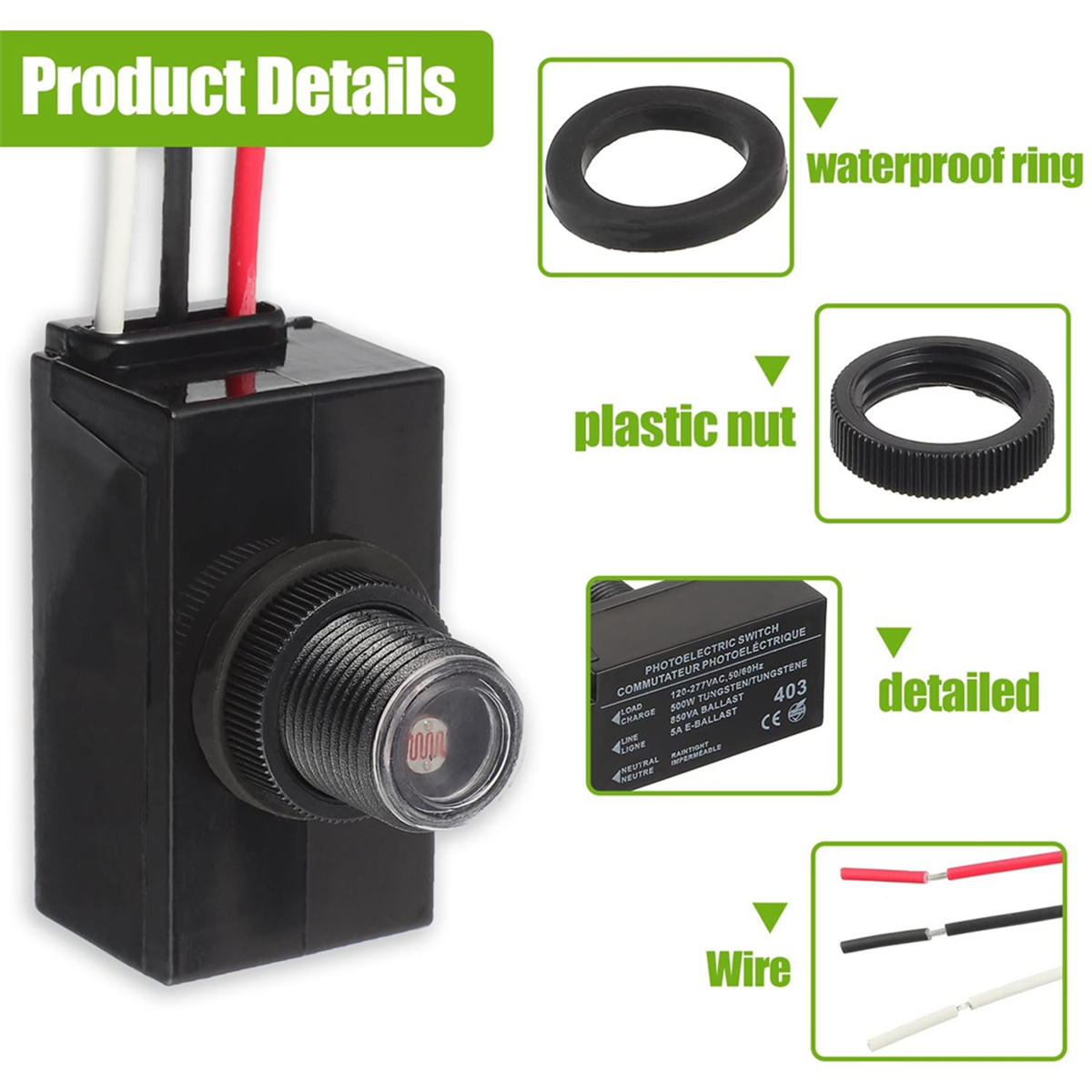 ABNJ Dusk to Dawn Sensor for O - Outdoor Lighting Switch incelemesi ve fiyatı