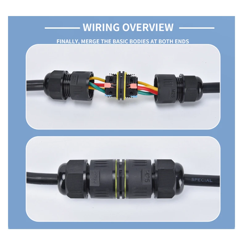 M16 M20 M25 IP68 Waterproof Ou - Outdoor Lighting Wire Connectors incelemesi ve fiyatı
