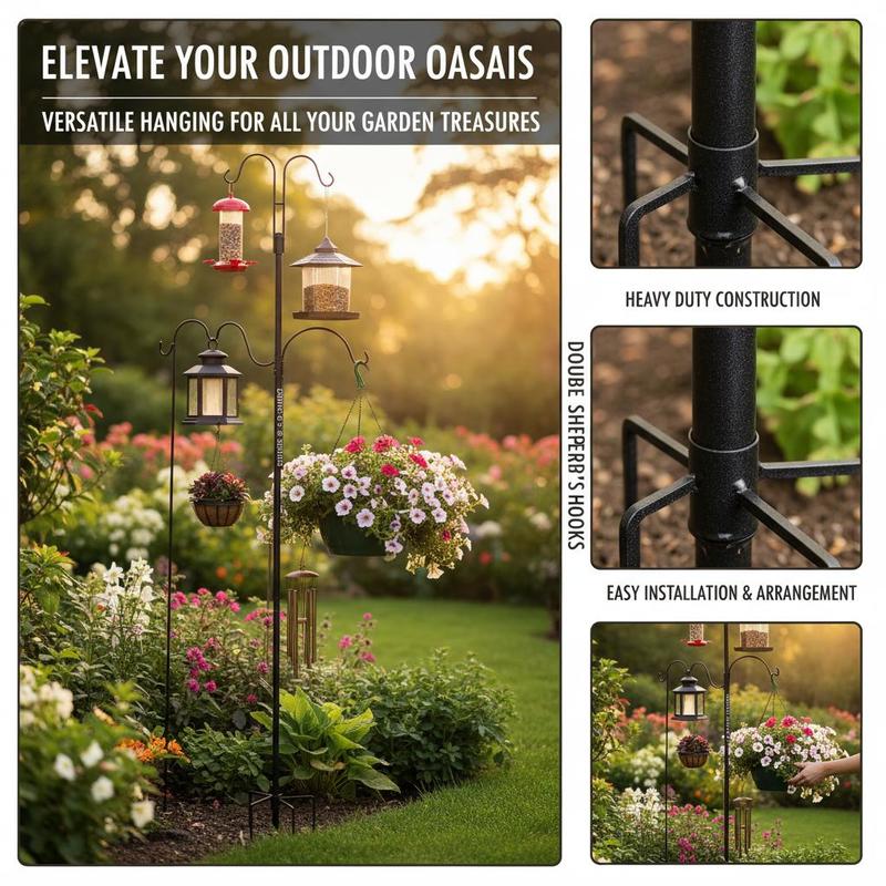 Shepherd's hooks, 8-pack, 2345 - Solar Lantern Hanging incelemesi ve fiyatı