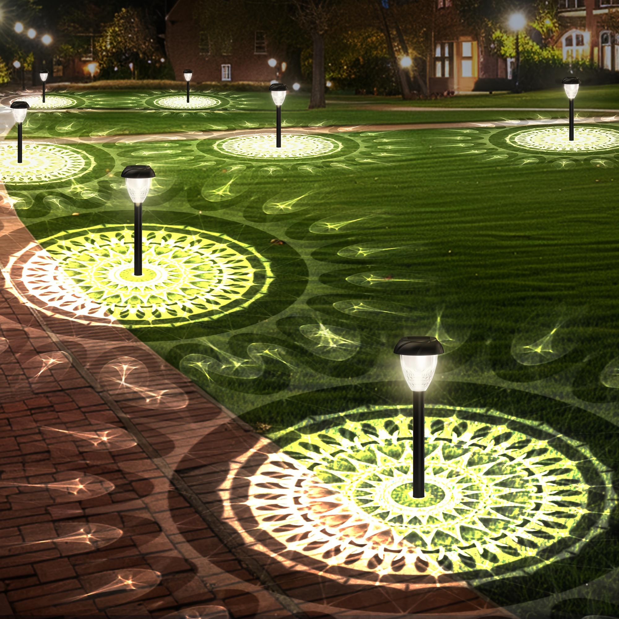 10pcs Solar Pathway Lights for - Wired Pathway Light incelemesi ve fiyatı