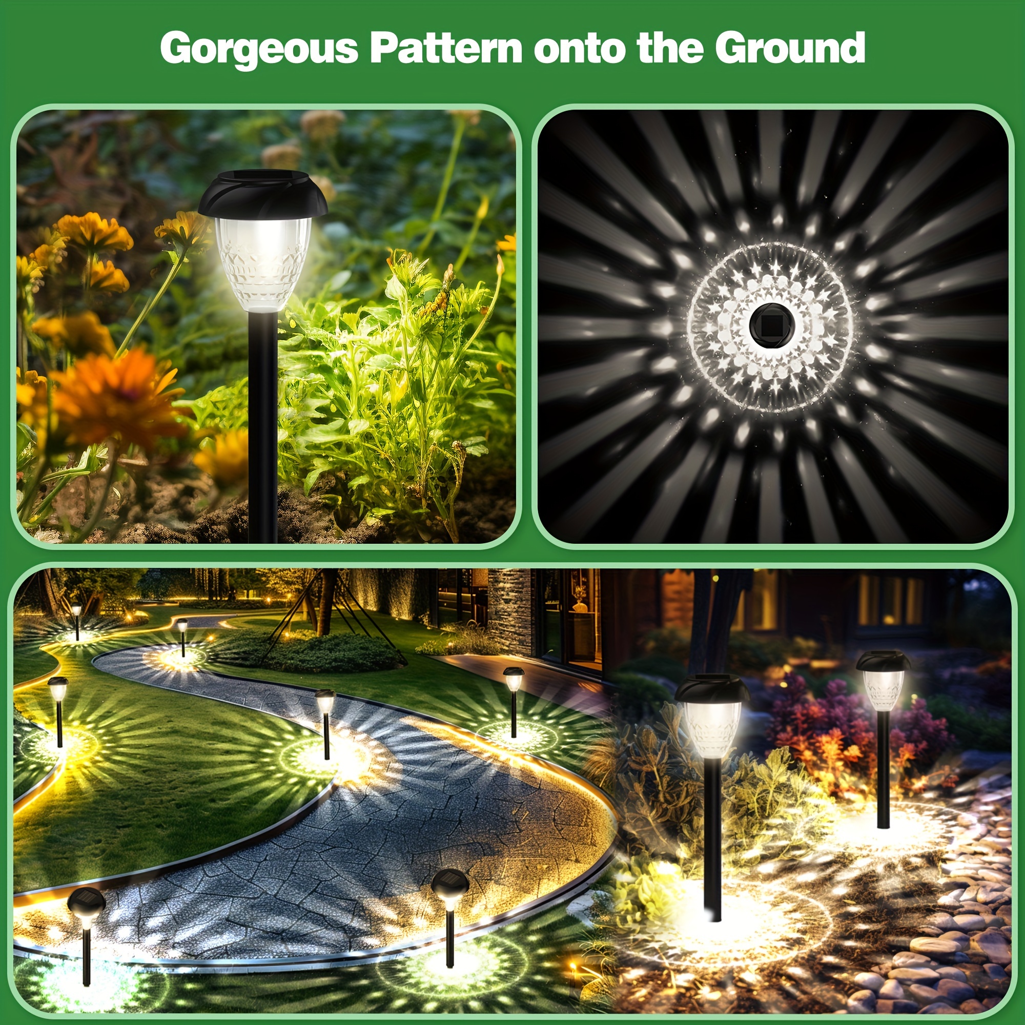 10pcs Solar Pathway Lights for - Wired Pathway Light incelemesi ve fiyatı