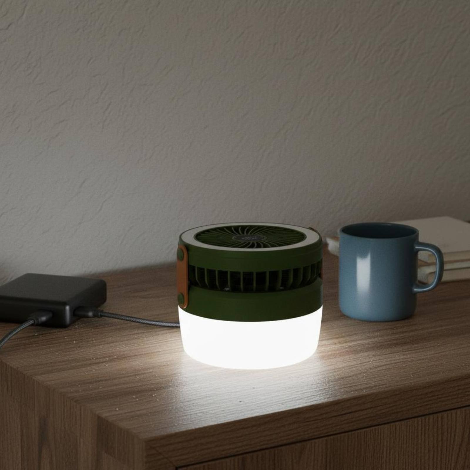 Solar Camping Fan Lantern Fold - Solar Lantern Hanging incelemesi ve fiyatı