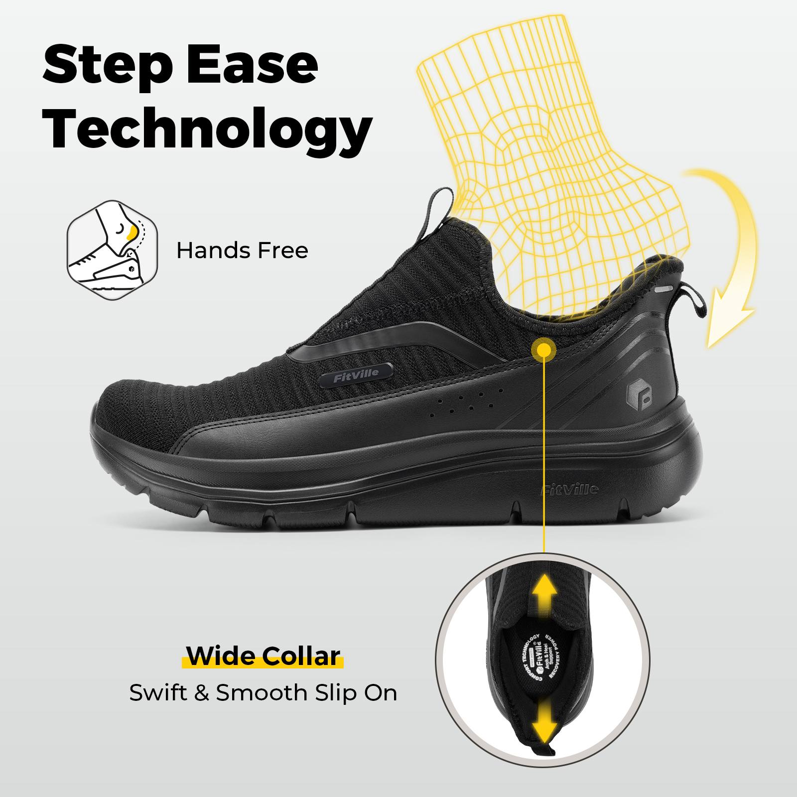Fitville Wide Men's Shoes Fitn - Outdoor Lighting For Steps incelemesi ve fiyatı