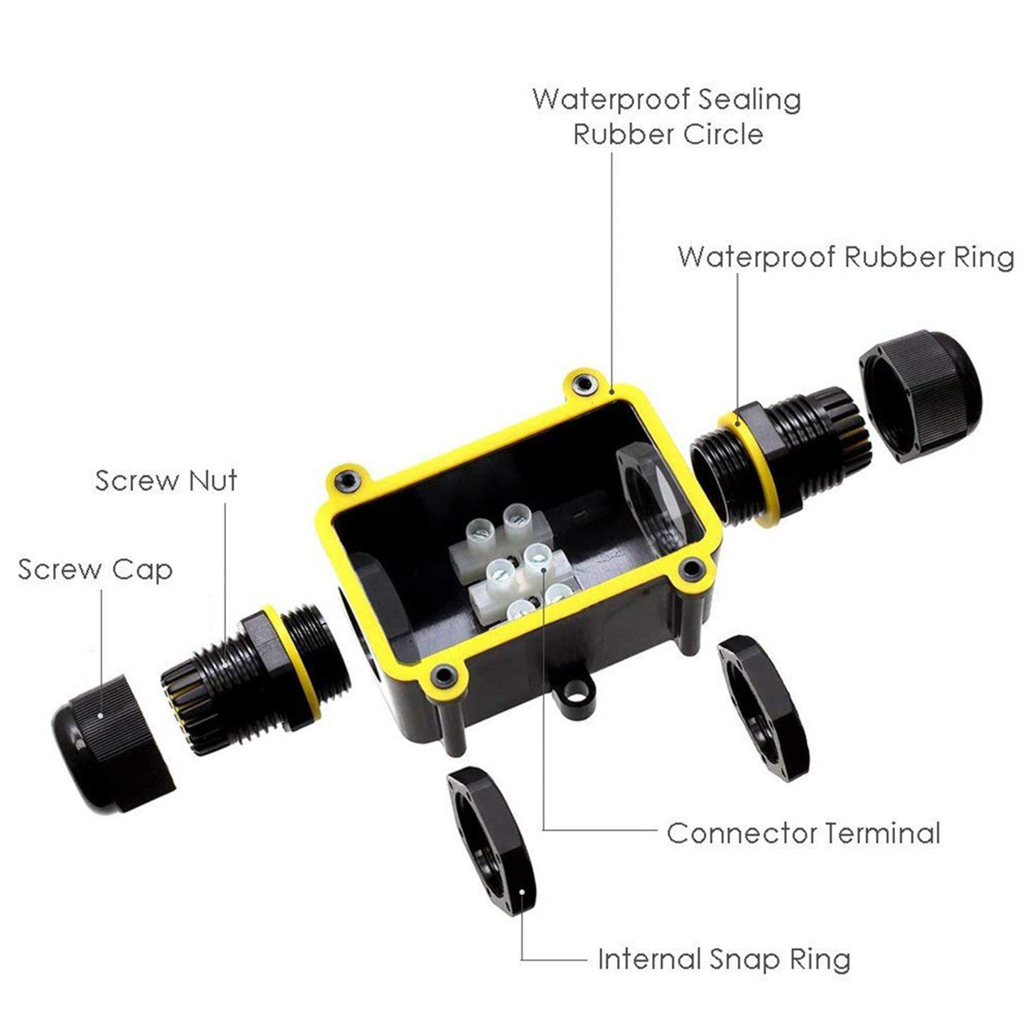 2 Way Outdoor Waterproof IP66  - Outdoor Lighting Wire Connectors incelemesi ve fiyatı