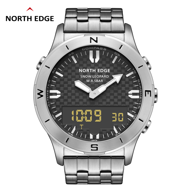 NORTH EDGE Men's Digital Watch - Outdoor Lighting For Steps incelemesi ve fiyatı