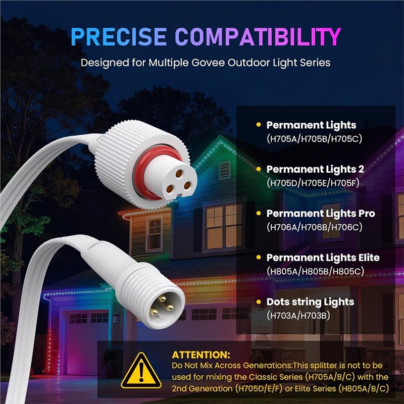 A93Z Y-Connector Splitter For  - Outdoor Lighting Govee incelemesi ve fiyatı