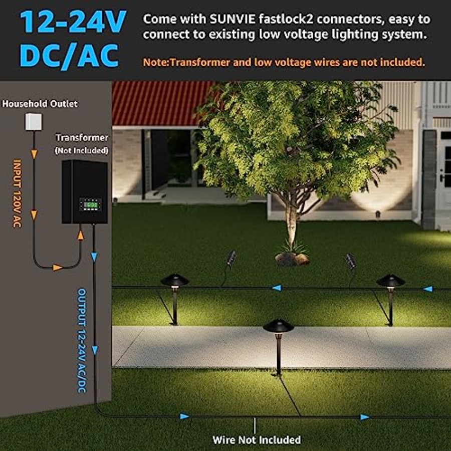LED Low Voltage Landscape Ligh - Wired Pathway Light incelemesi ve fiyatı