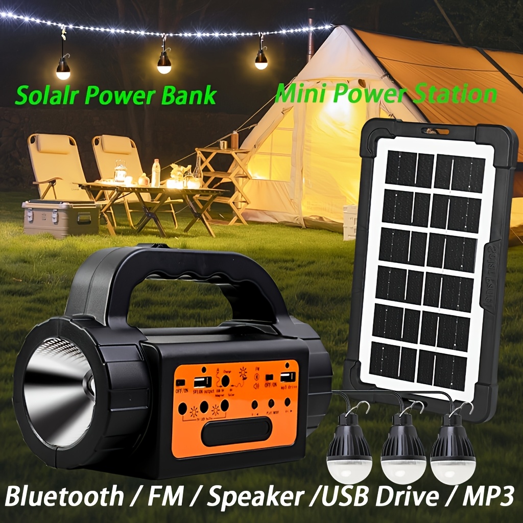 Solar Rechargeable Camping Lig - Outdoor Lighting Switch incelemesi ve fiyatı