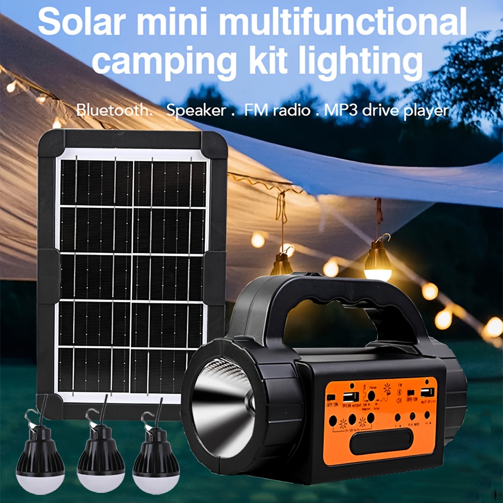 Solar Rechargeable Camping Lig - Outdoor Lighting Switch incelemesi ve fiyatı