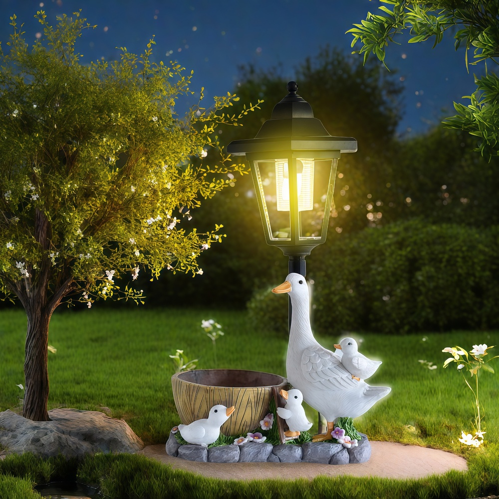 Solar Duck Night Light Garden  - Outdoor Lighting Traditional incelemesi ve fiyatı