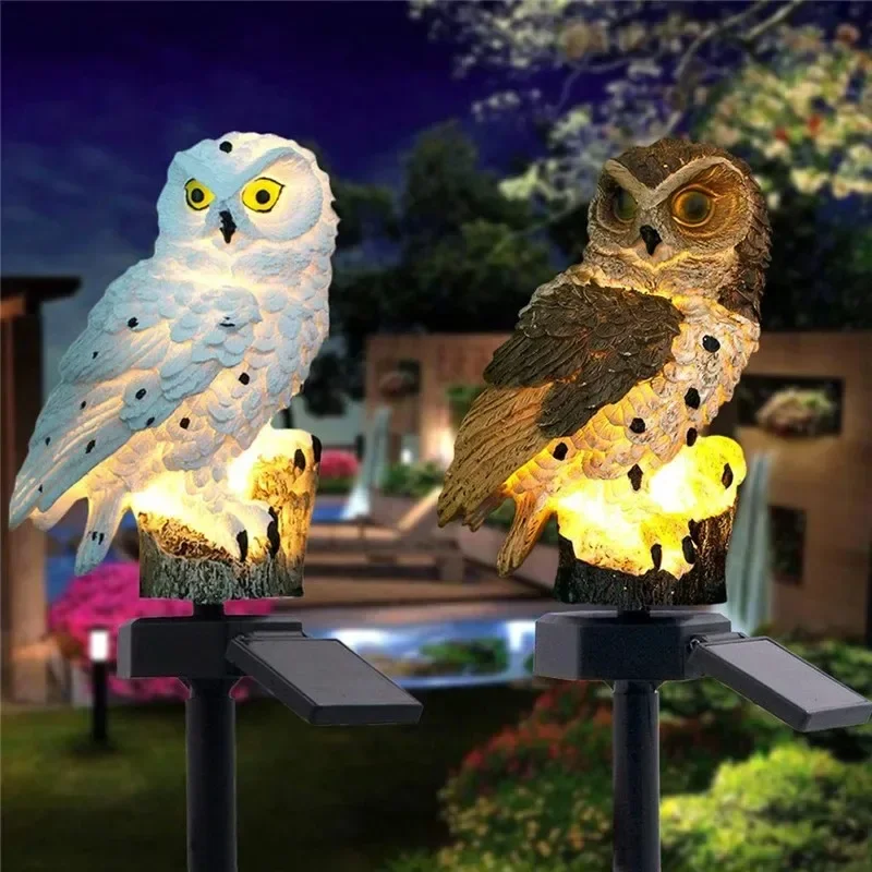 Solar Owl Statue Garden Light  - Outdoor Lighting Traditional incelemesi ve fiyatı
