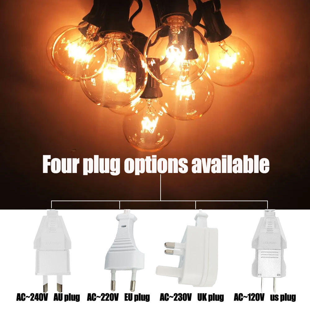 Vintage G40 Clear Bulb String  - Outdoor Lighting Sconce incelemesi ve fiyatı