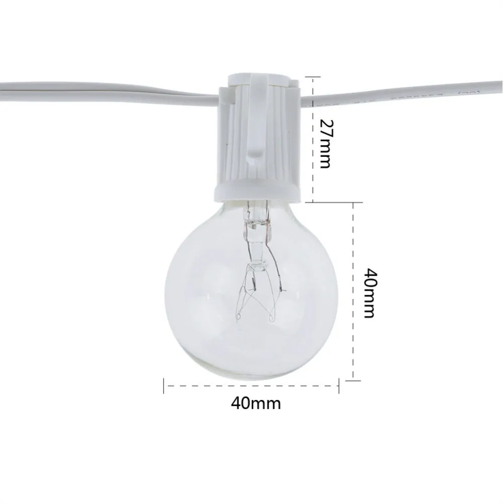 Vintage G40 Clear Bulb String  - Outdoor Lighting Sconce incelemesi ve fiyatı