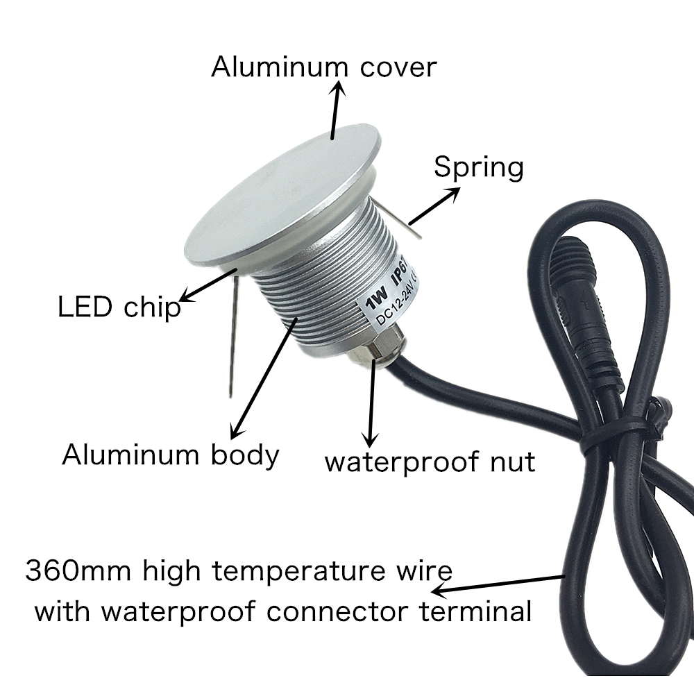 IP67 Waterproof Recessed Stair - Outdoor Lighting On Stairs incelemesi ve fiyatı