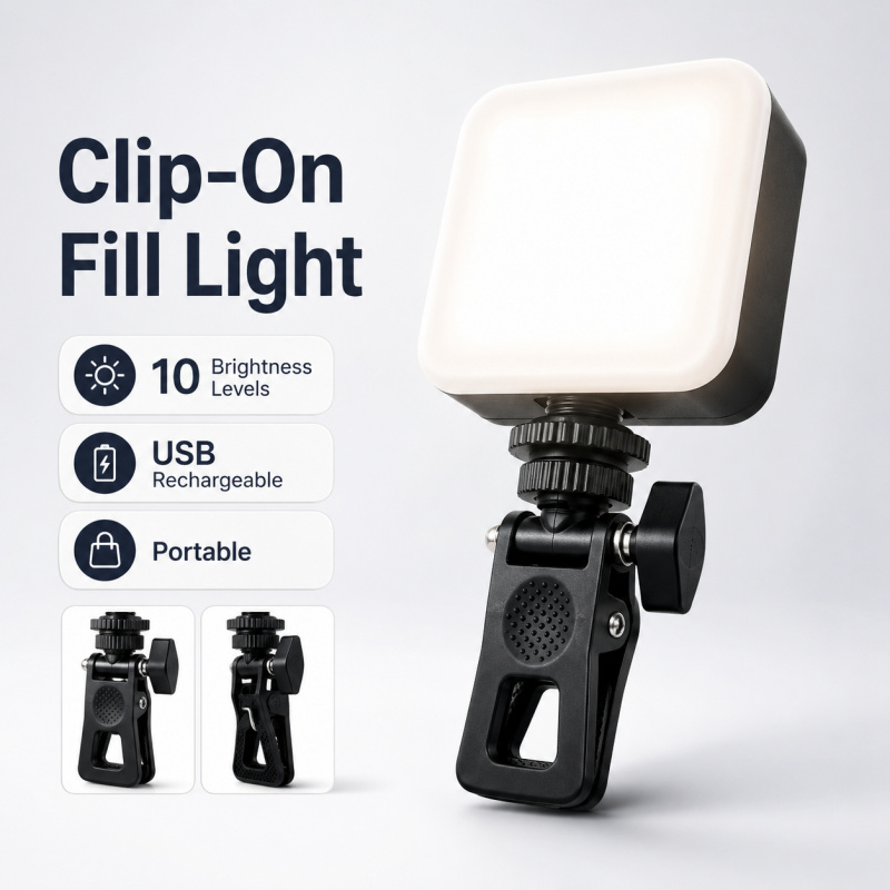 AY-49 Portable  LED Fill Light - Outdoor Lighting Switch incelemesi ve fiyatı