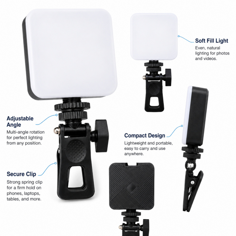 AY-49 Portable  LED Fill Light - Outdoor Lighting Switch incelemesi ve fiyatı