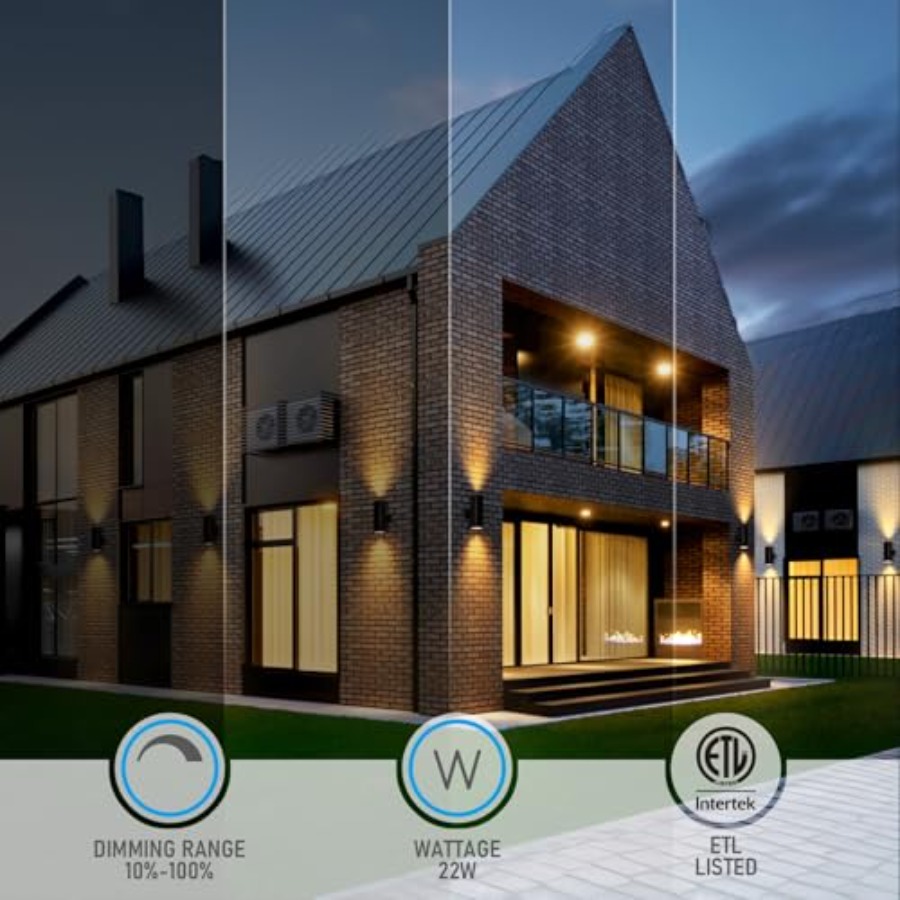3000K LED Cylinder Up Down Wal - Outdoor Lighting Sconce incelemesi ve fiyatı